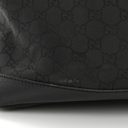 Gucci Nylon Monogram Travel Hobo Black 11 of 15