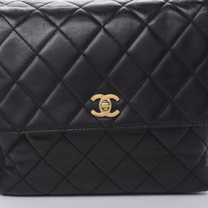 Chanel Lambskin Quilted Flap Shoulder Bag Black 8 of 17