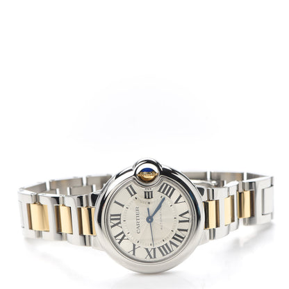 Cartier Stainless Steel 18K Yellow Gold 33mm Ballon Bleu De Cartier Automatic Watch 2 of 6