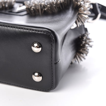Louis Vuitton Smooth Calfskin Crystal Capucines Mini Black 6 of 8