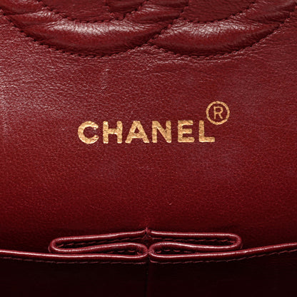 Chanel Lambskin Quilted Medium Double Flap Black 7 of 13