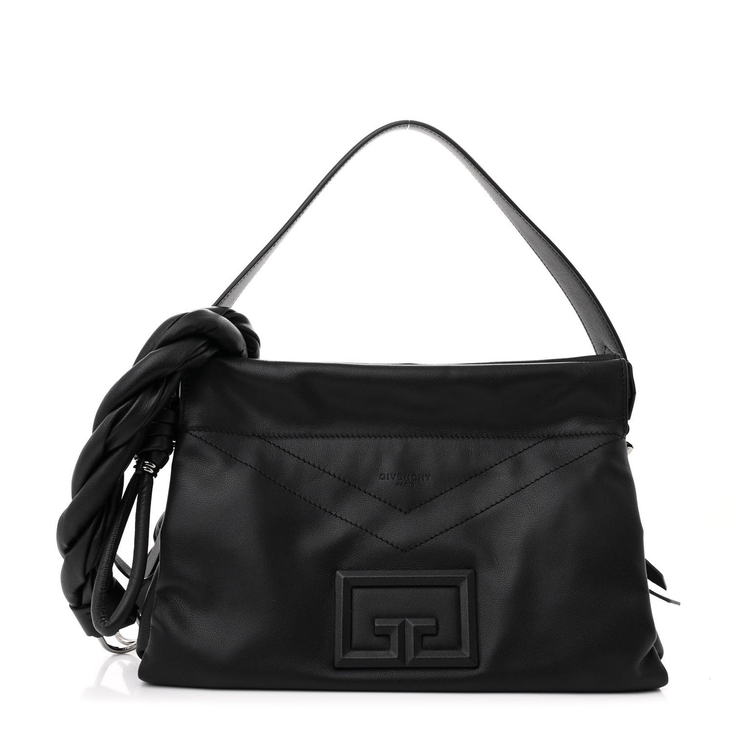 Calfskin Medium ID93 Satchel Black
