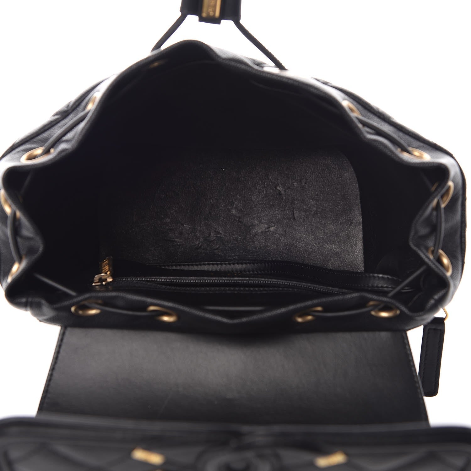 Chanel Caviar Quilted Filigree Backpack Black 5 of 8