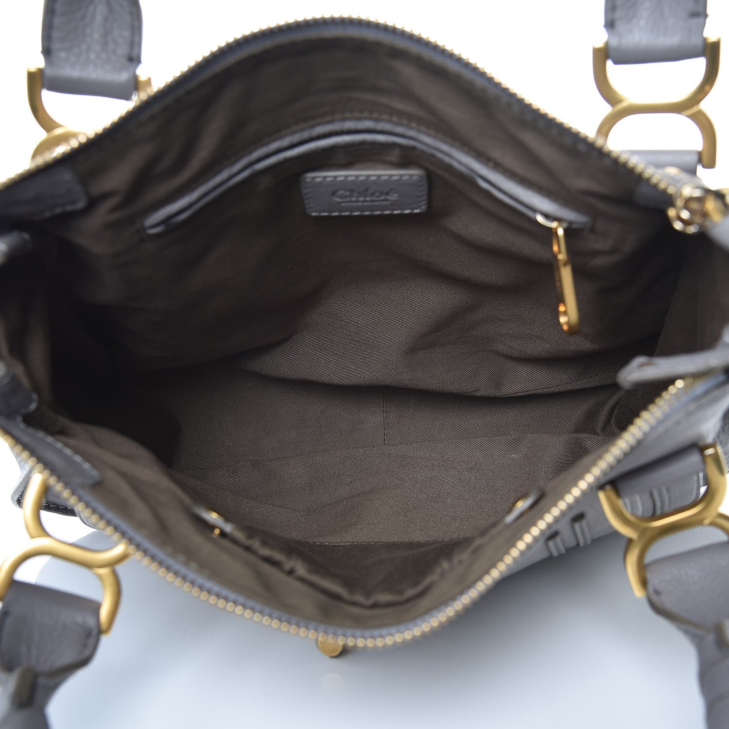 Chloe Calfskin Medium Marcie Satchel Cashmere Grey 6 of 10
