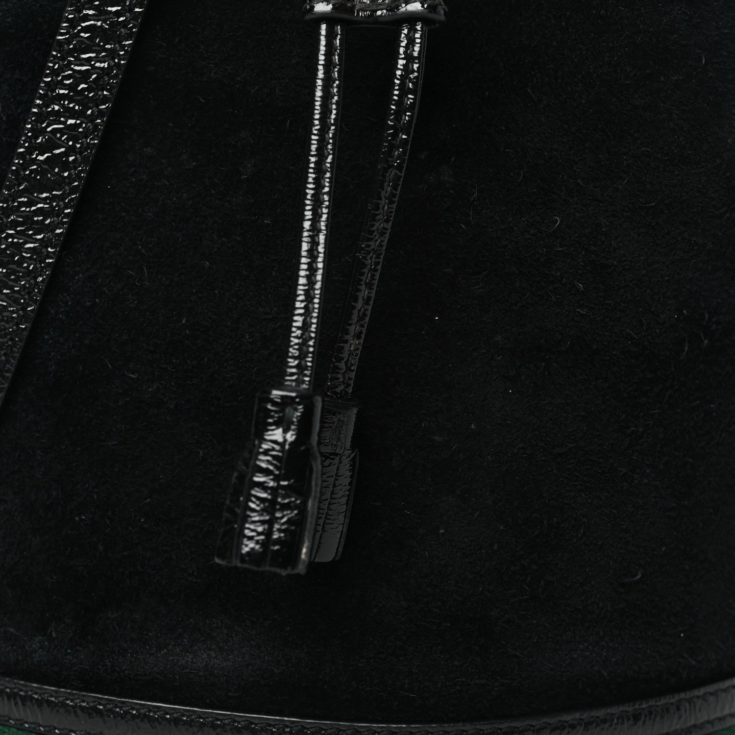 Gucci Suede Patent Web Small Ophidia Bucket Bag Black 8 of 10