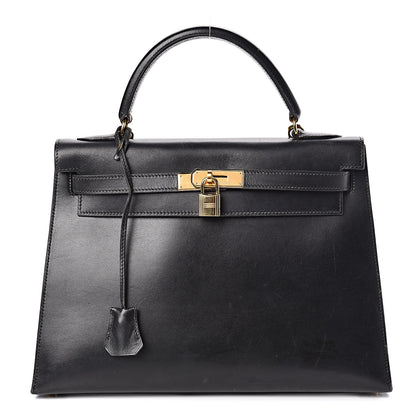Hermes Box Kelly Sellier 32 Black 1 of 38