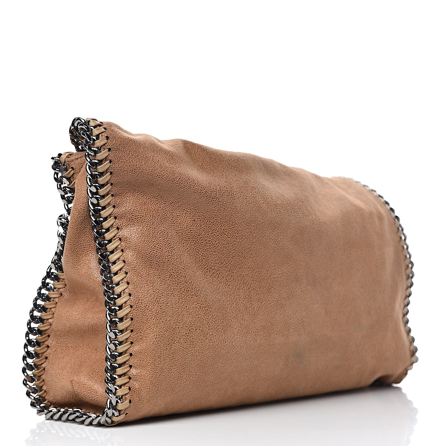 Stella McCartney Shaggy Deer Falabella Fold Over Tote Camel 3 of 15