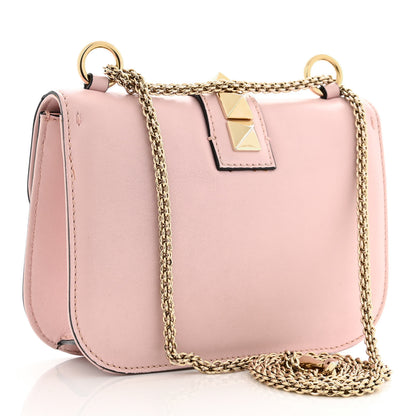 Valentino Garavani Vitello Small Glam Lock Rockstud Flap Water Rose 3 of 15