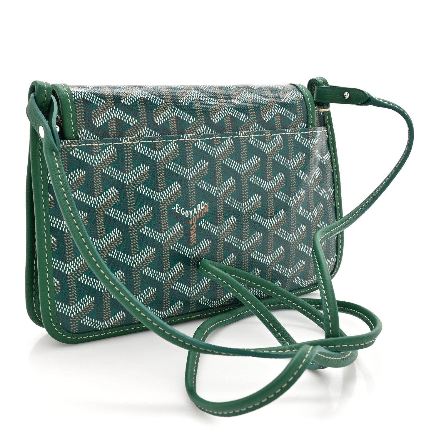 Goyard Goyardine Plumet Wallet Clutch Green 3 of 9