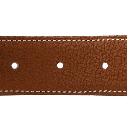 Hermes Box Togo 32mm H Belt 100 40 Black Gold 5 of 6
