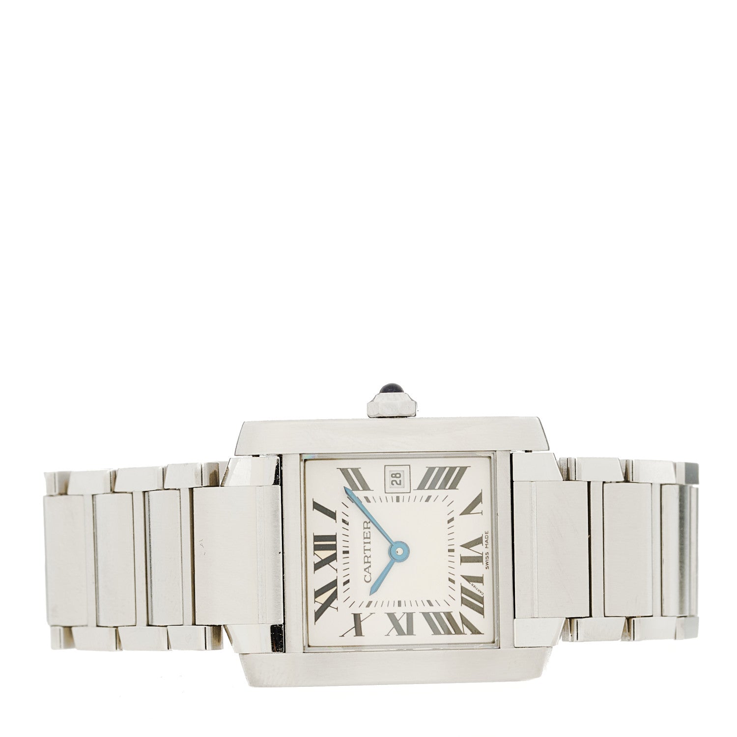 Cartier Stainless Steel 25mm Tank Francaise Quartz Watch 2 of 4