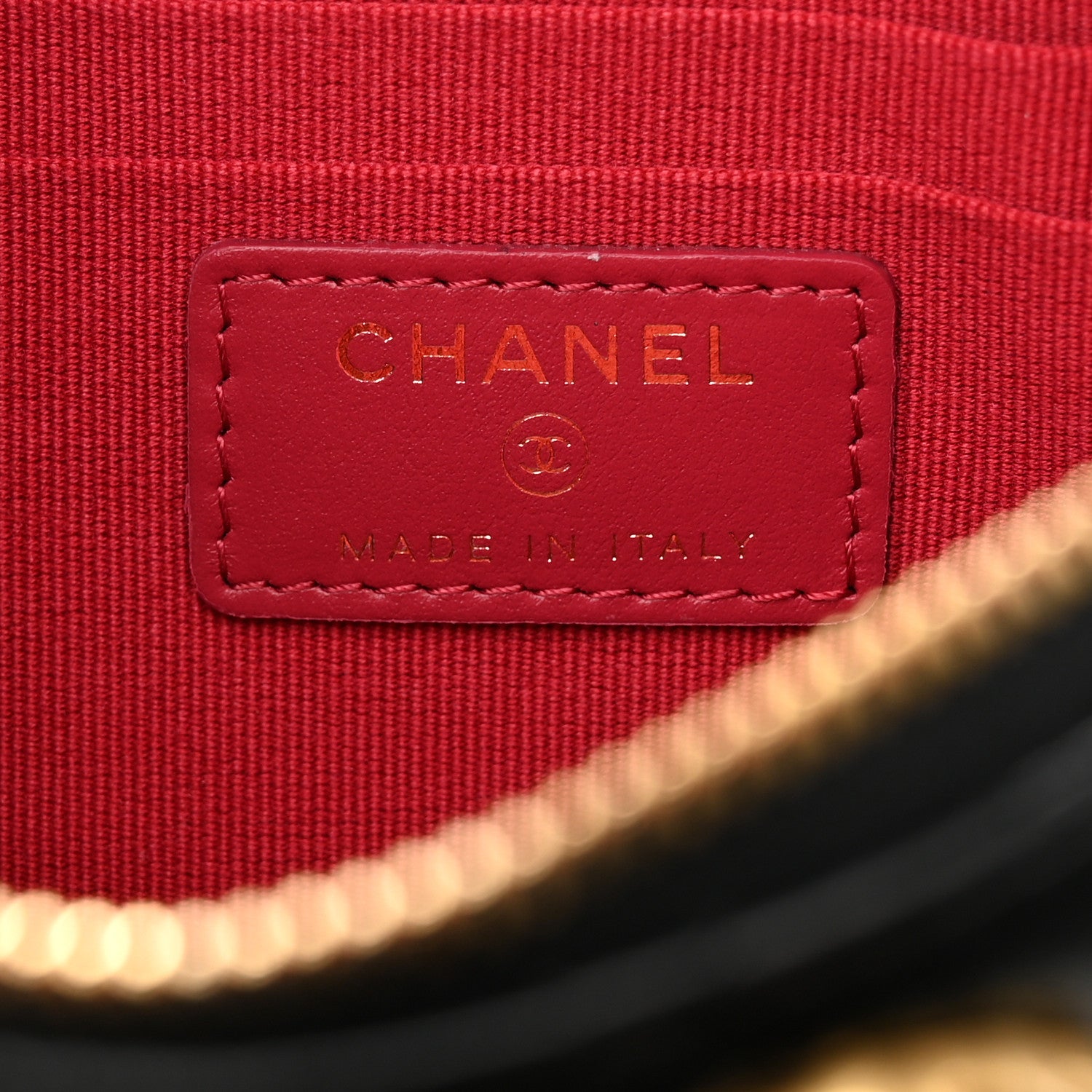 Chanel Lambskin Quilted Small Chanel 19 Pouch Black 6 of 8
