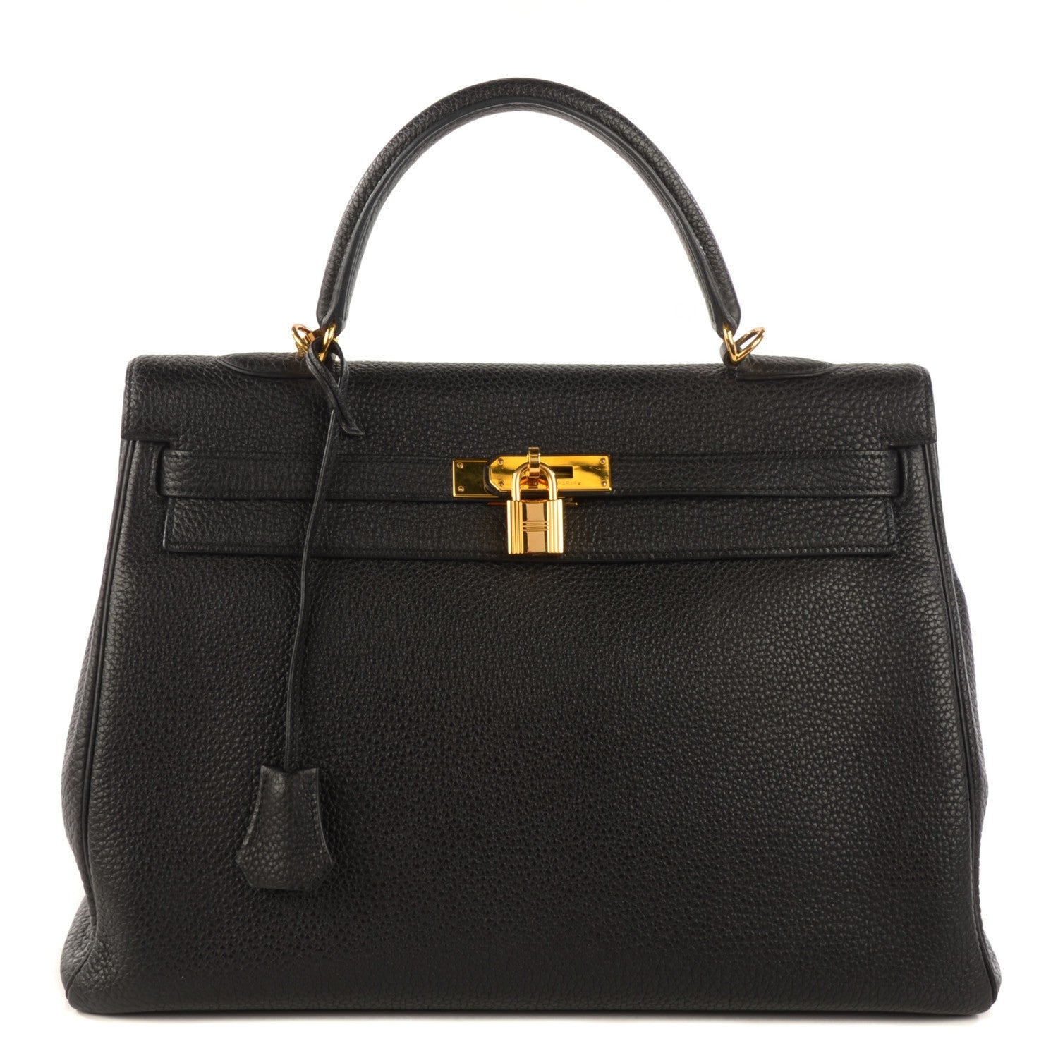 Hermes Taurillon Clemence Kelly Retourne 35 Black 1 of 23