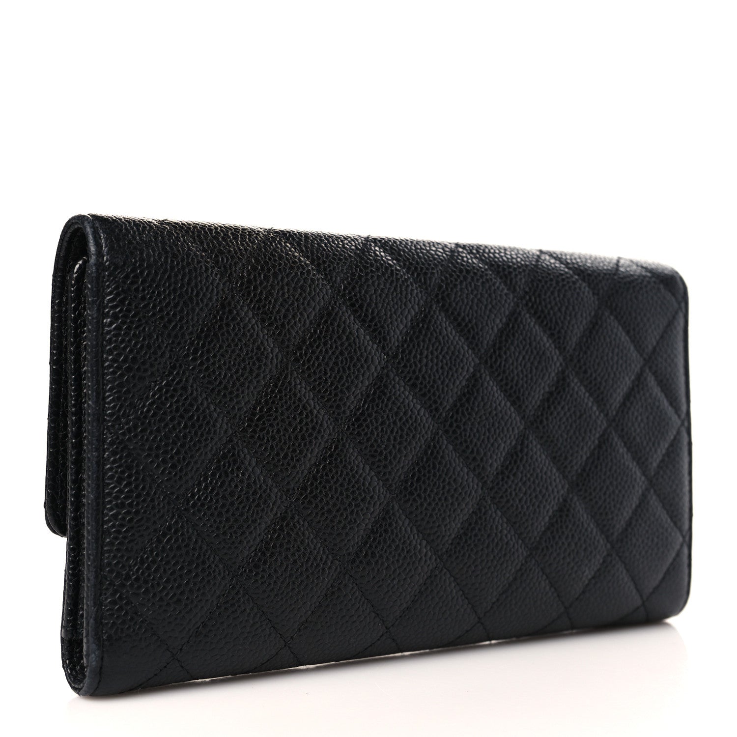 Chanel Caviar Quilted Large Flap Wallet Black 3 of 8