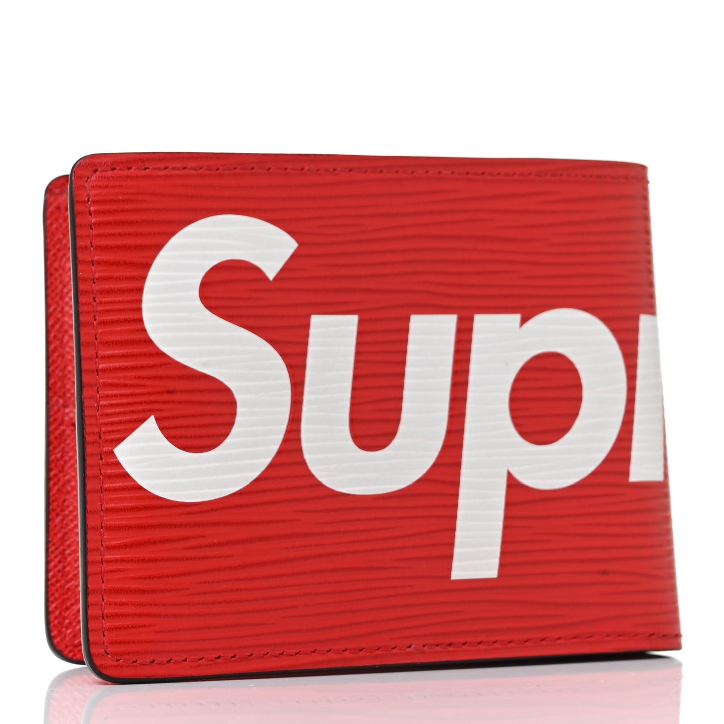 X SUPREME Epi Slender Wallet Red