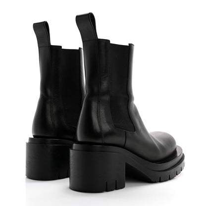 Bottega Veneta Calfskin The Lug Chelsea 30/70mm Ankle Boots 37.5 Black 4 of 8