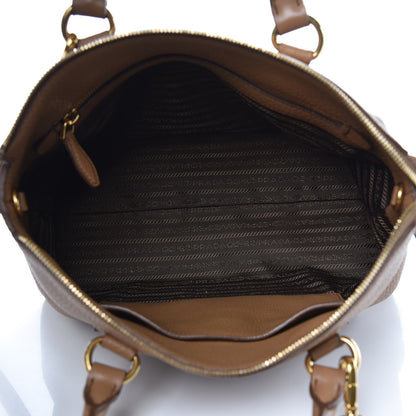 Prada Vitello Daino Pocket Tote Caramel 6 of 16