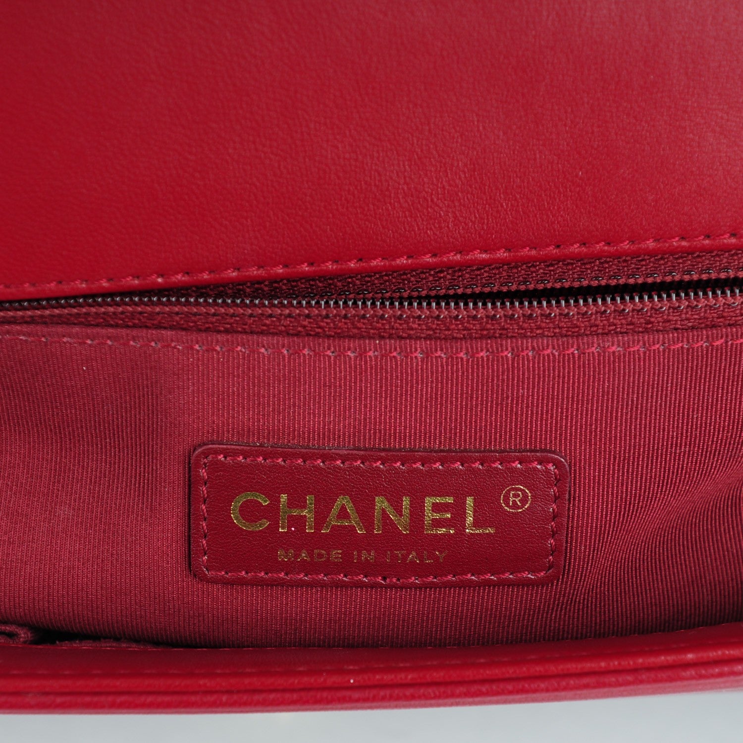 Chanel Lambskin Quilted New Medium Boy Flap Red 7 of 8