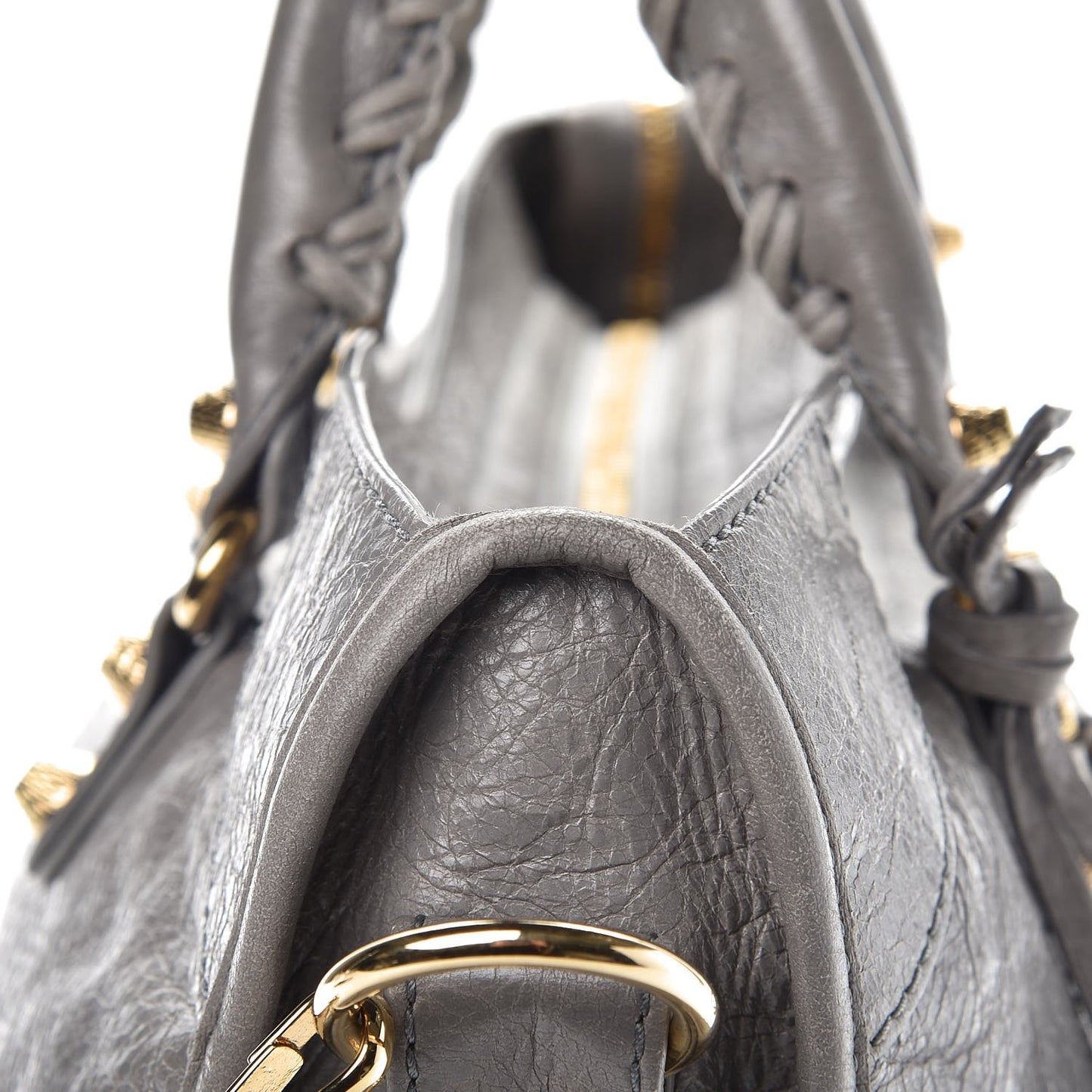 Agneau Giant 12 Gold Hardware City Gris Pyrite