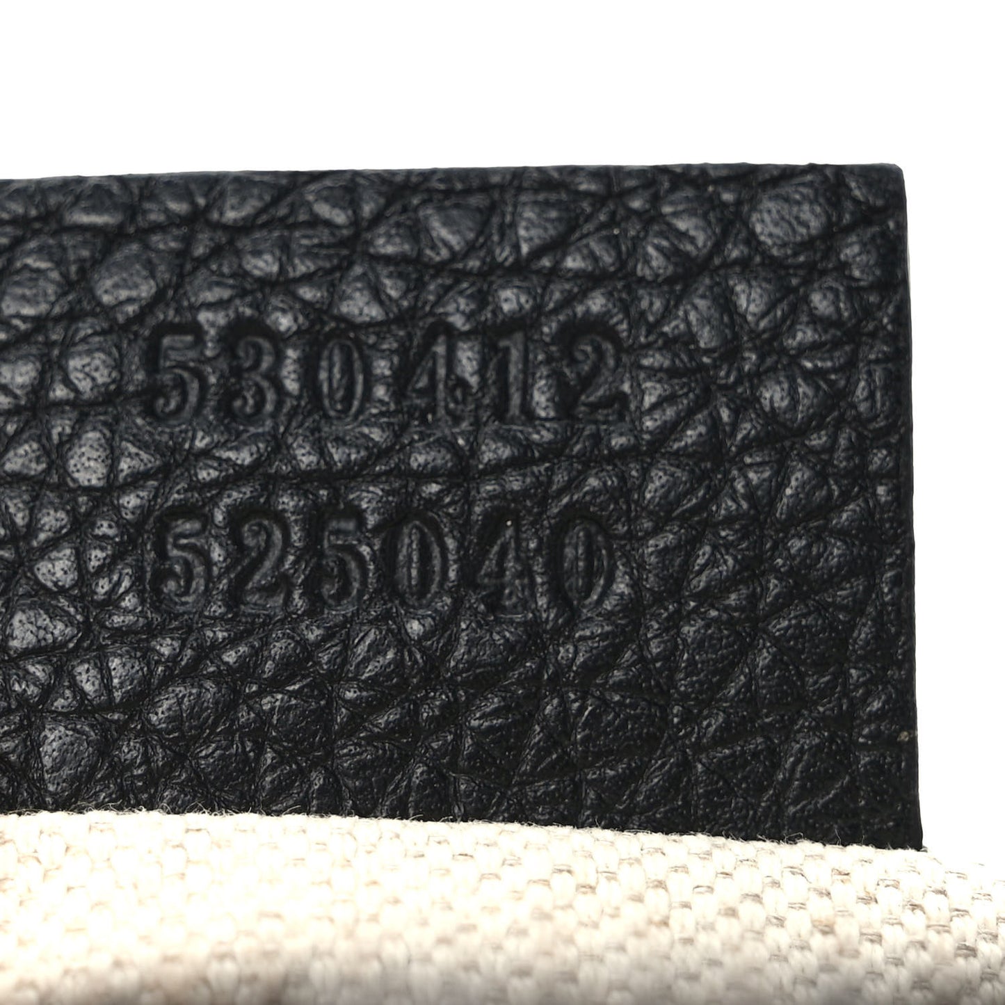 Grained Calfskin Logo Belt Bag Black