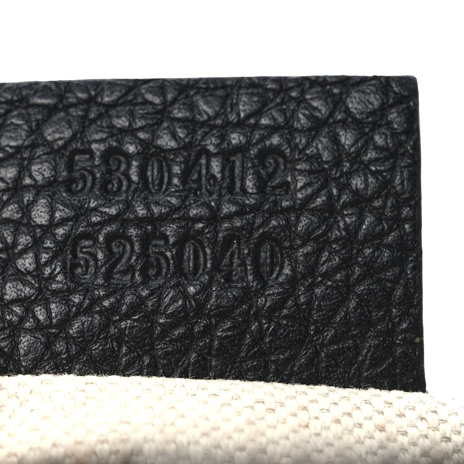 Gucci Grained Calfskin Logo Belt Bag Black 7 of 9