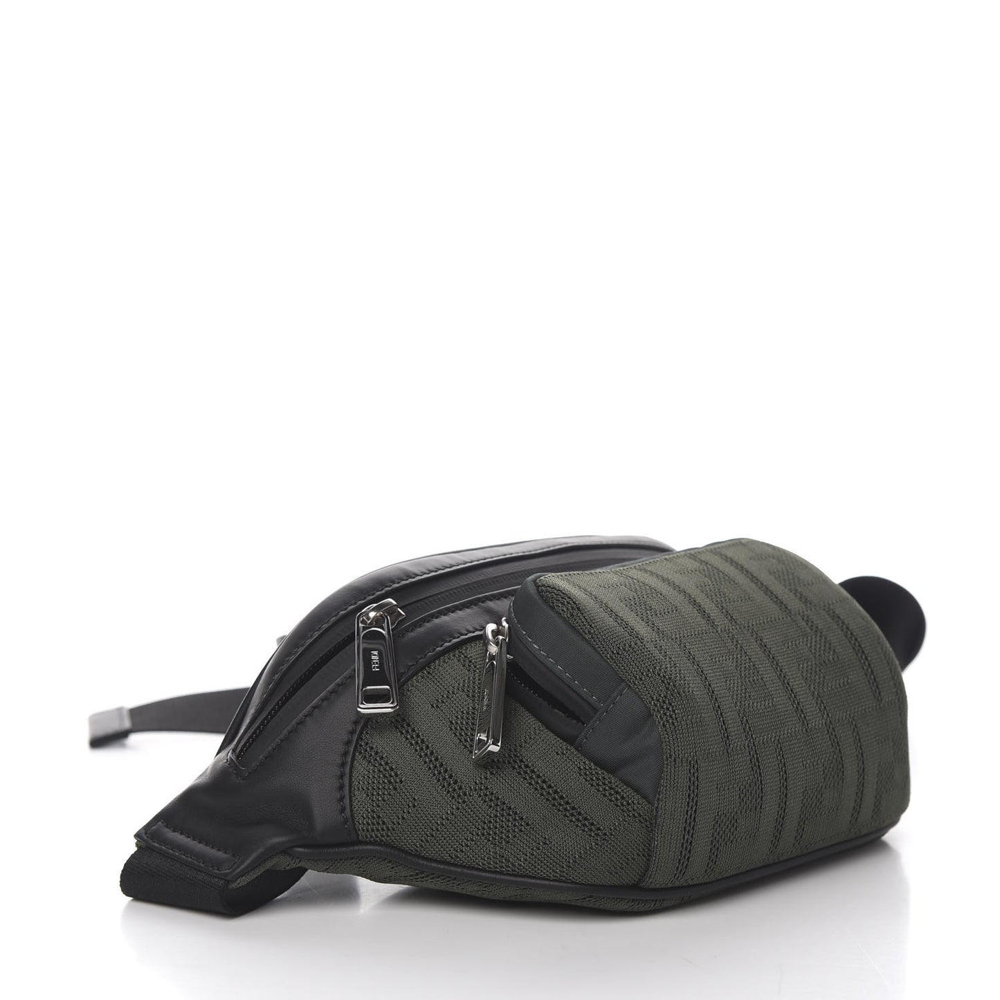 Neoprene Mesh Vitello Grace FF Pocket Belt Bag Verde Militare