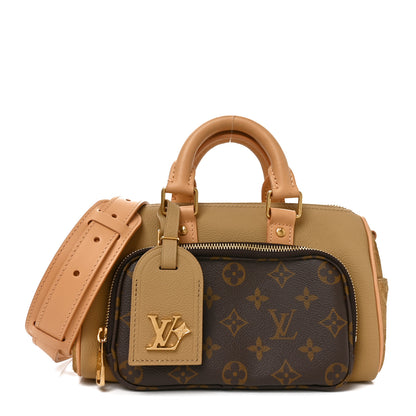 Louis Vuitton Taurillon Suede Monogram Cargo Keepall Bandouliere 25 1 of 8