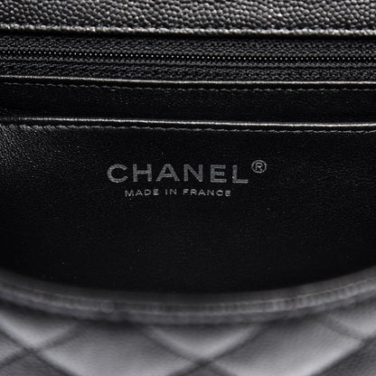 Chanel Iridescent Caviar Quilted Mini Rectangular Flap Black 6 of 9