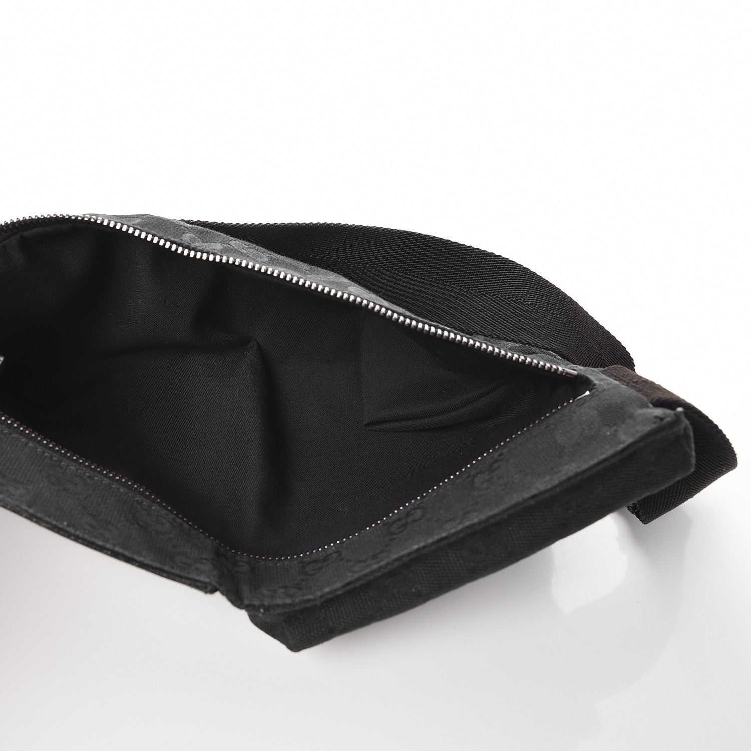 Gucci GG Monogram Double Pocket Belt Bag Black 5 of 8