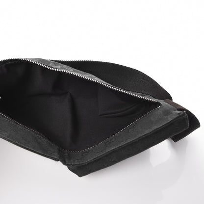 Gucci GG Monogram Double Pocket Belt Bag Black 5 of 8