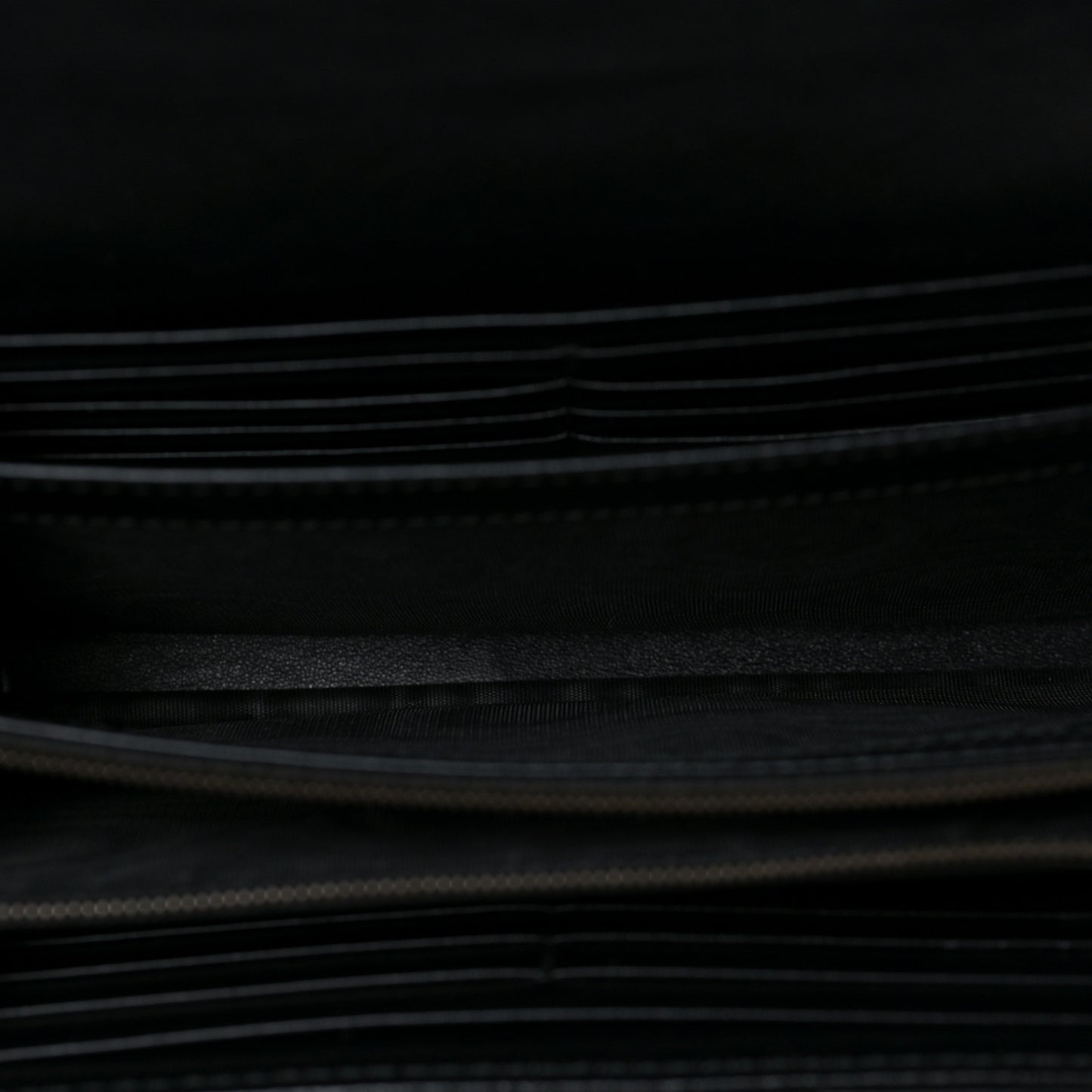 Calfskin Matelasse GG Marmont Chain Wallet Black
