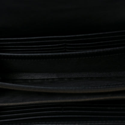 Gucci Calfskin Matelasse GG Marmont Chain Wallet Black 4 of 6