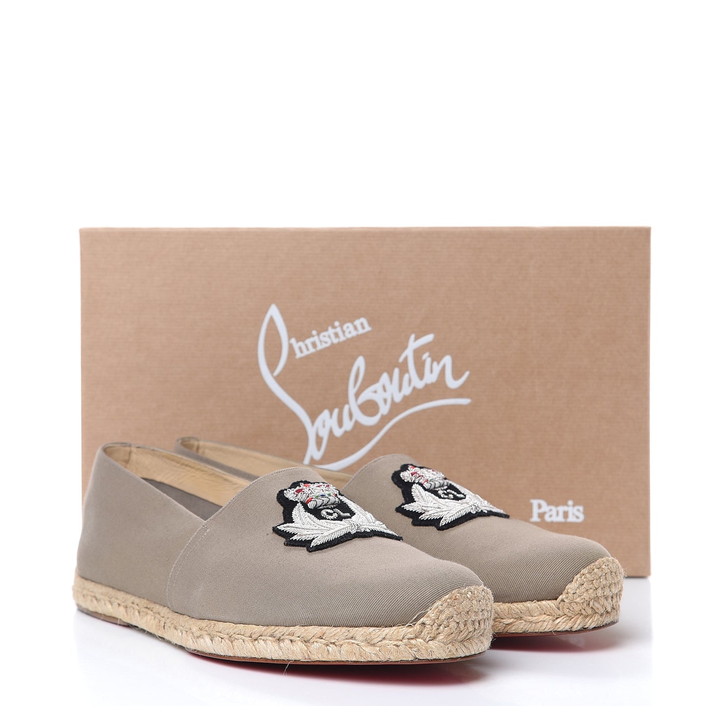 Jacquard Mens Rivalion Flat Espadrilles 44 Bavarois