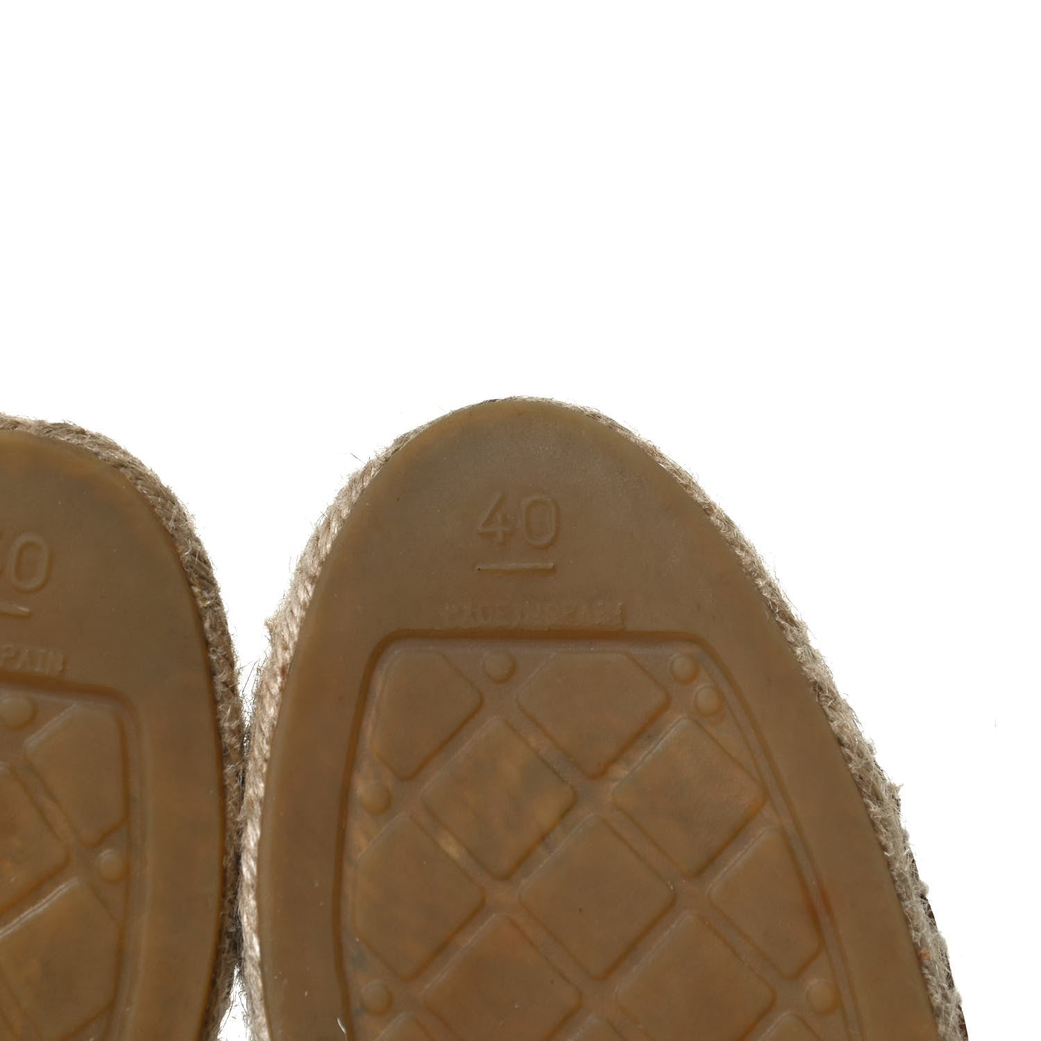 Chanel Lambskin CC Espadrilles 40 Brown 9 of 11