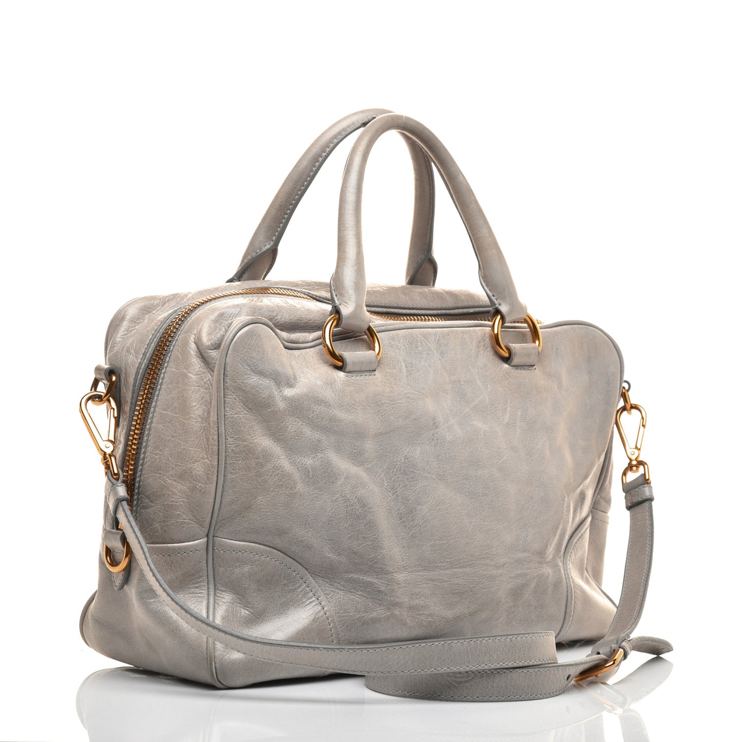 Vitello Shine Bauletto Nube