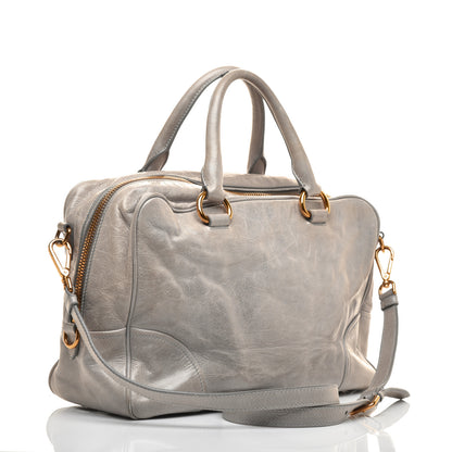 Prada Vitello Shine Bauletto Nube 3 of 10