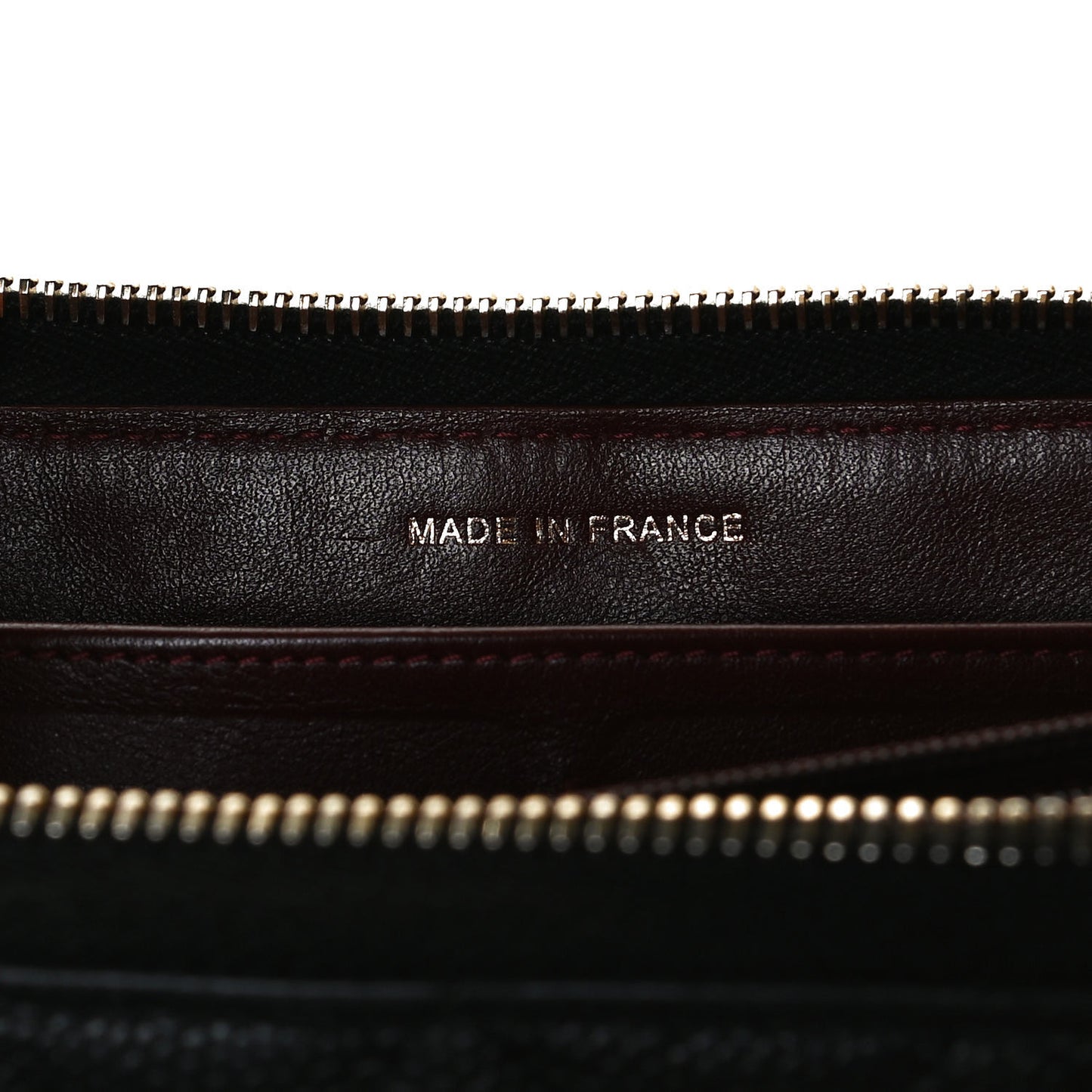 Caviar Quilted Large Gusset Zip Around Wallet Black