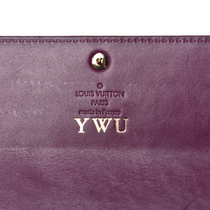 Louis Vuitton Vernis Sarah Wallet Violet 6 of 6