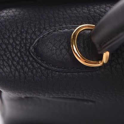 Hermes Togo Kelly Retourne 25 Black 15 of 36