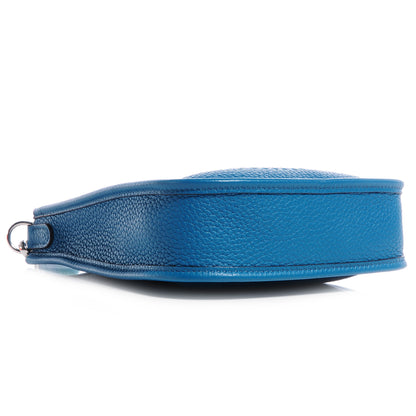 Hermes Taurillon Clemence Evelyne TPM Bleu Izmir Malachite 4 of 8