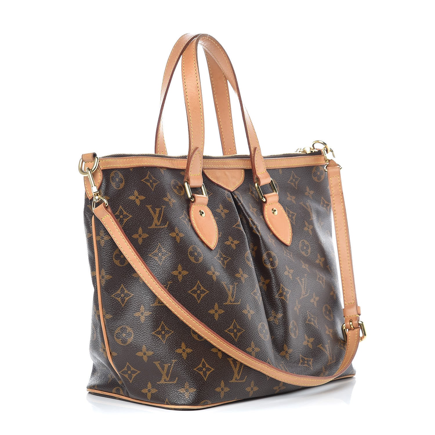 Gucci Monogram Selleria Calfskin Vintage Web Medium Boston Beige Blue 6 of 19