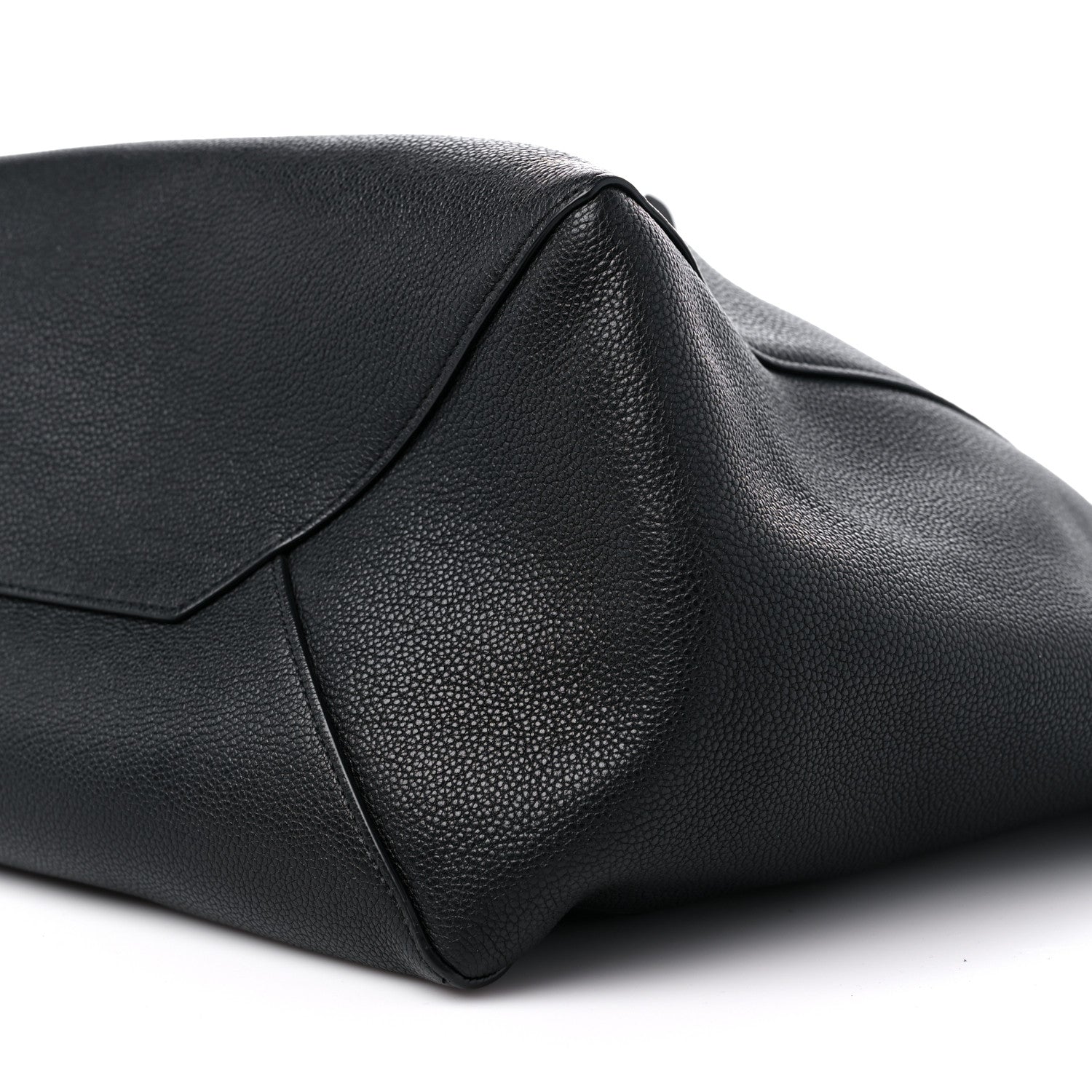 Celine Soft Grained Calfskin Medium Belt Cabas Phantom Black 9 of 11