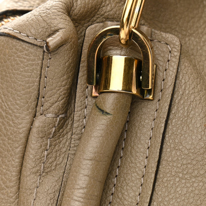 Chloe Calfskin Medium Paraty Barbour Khaki 16 of 20