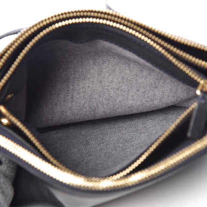 Celine Lambskin Small Trio Crossbody Bag Navy Blue 6 of 13