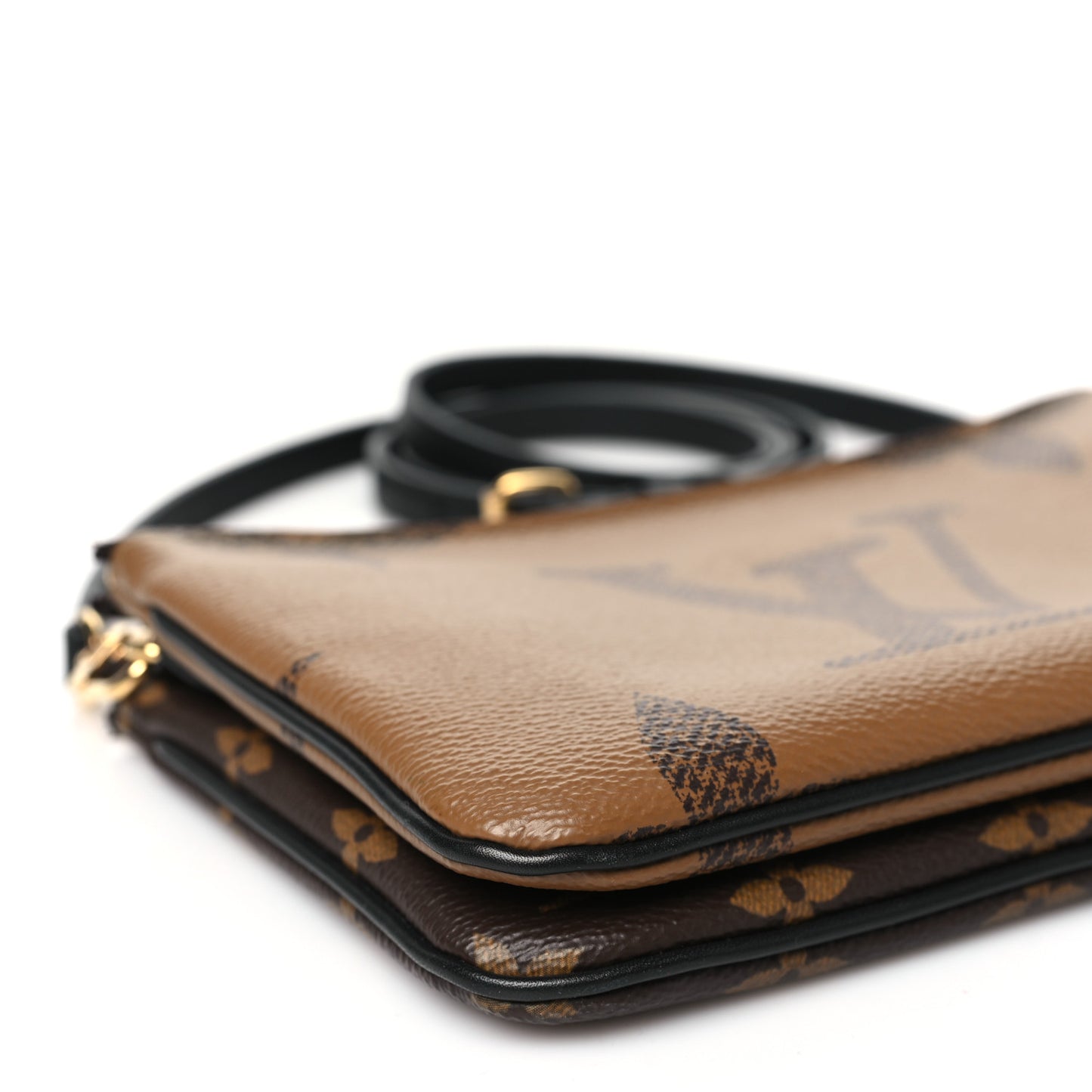 Reverse Monogram Giant Double Zip Pochette