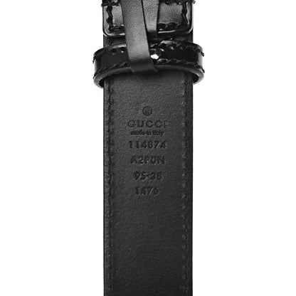 Gucci Calfskin Interlocking G Belt 95 38 Black 4 of 7