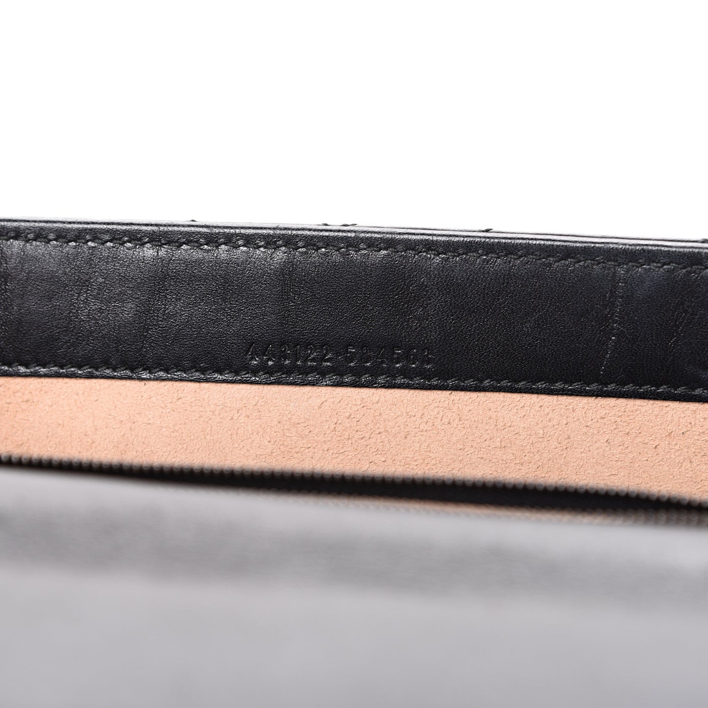 Calfskin Matelasse Mini GG Marmont Chain Wallet Black