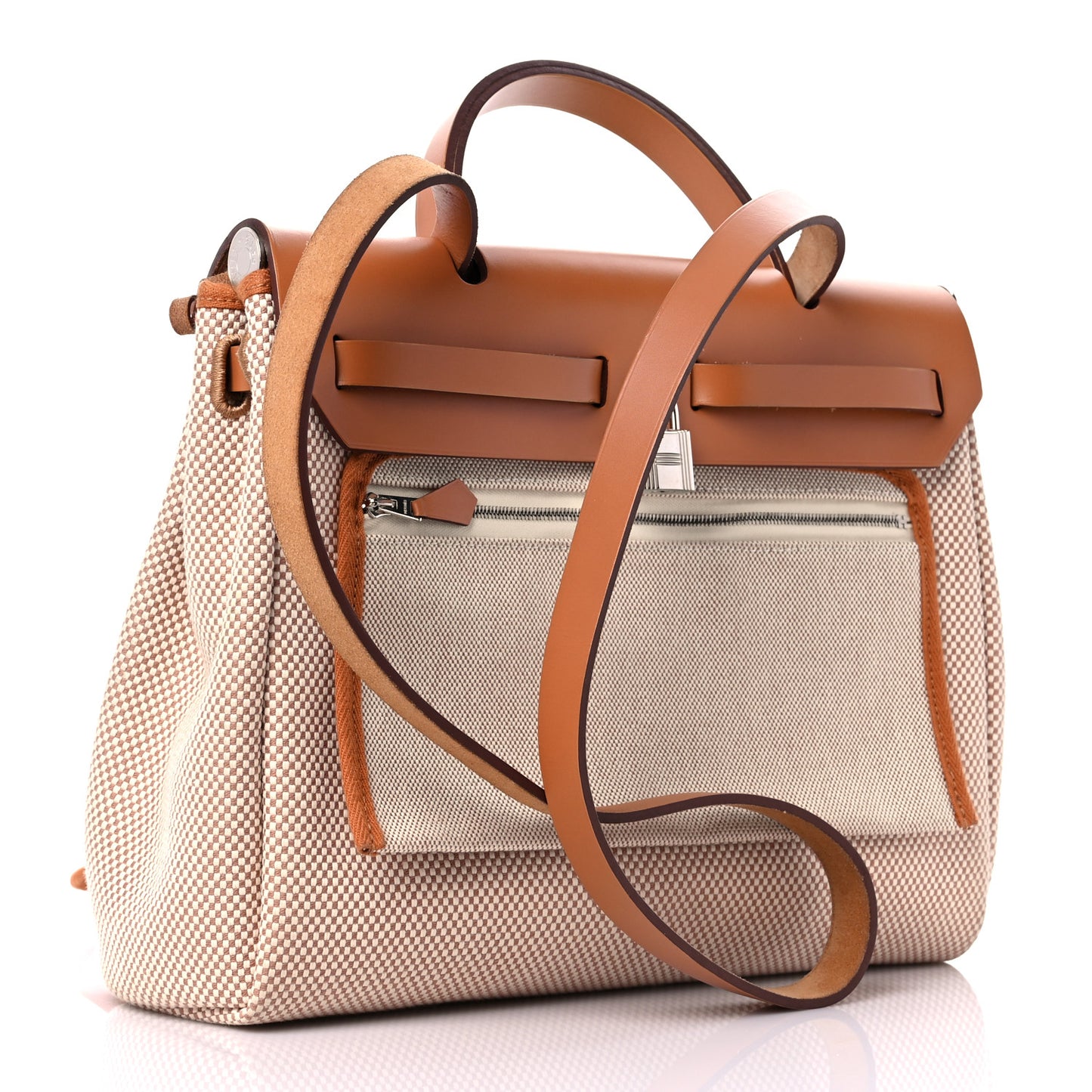 Vache Hunter Criss Viking Herbag Zip Retourne 31 PM Ecru Beige Naturel