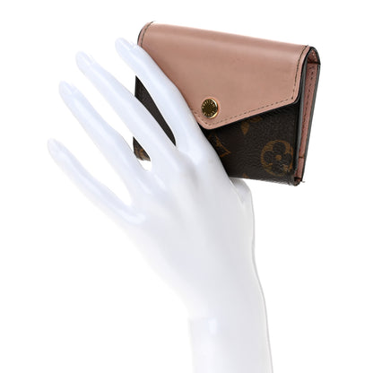 Louis Vuitton Monogram Zoe Wallet Rose Ballerine 2 of 12