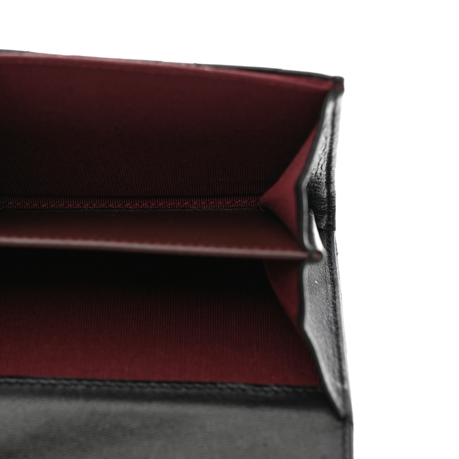 Chanel Lambskin Quilted Flap Card Holder Wallet Black 7 of 8
